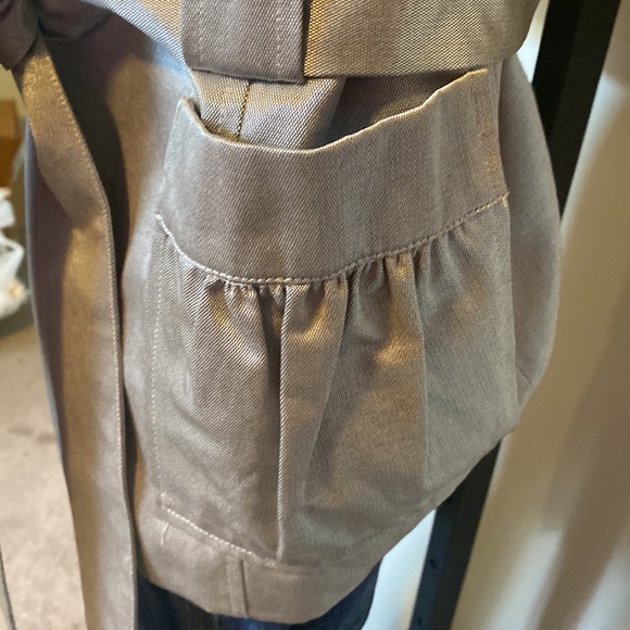 PRE-OWNED WOMEN’S VINTAGE RETRO CACHE METALLIC BELTED TRENCH JACKET - Picture 8 of 16